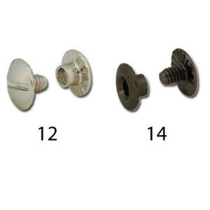 【USA直輸入】tandy LEATHER製 レザークラフト材料 革 道具 金具 穴あき組ネジ【首長...