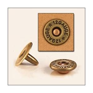 【USA直輸入】tandy LEATHER製 レザークラフト材料 革 道具 金具 ショットガンリベッ...