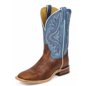 7955 トニーラマ Tony Lama　11"メンズ アヴェット ブルー ウエスタンブーツ6/MYF｜elpasoboots