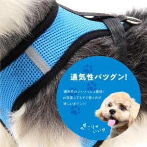 ハーネス リード付 犬 猫 ペット 服 ウェア...の詳細画像4