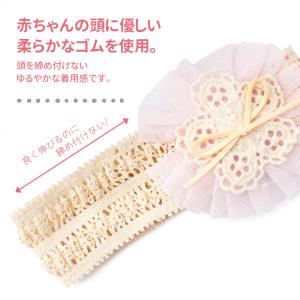 ベビー ヘアバンド 子供用 髪飾り ヘアアクセ...の詳細画像4