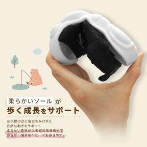 キッズサンダル 軽量 メッシュ 柔らかソール ...の詳細画像3
