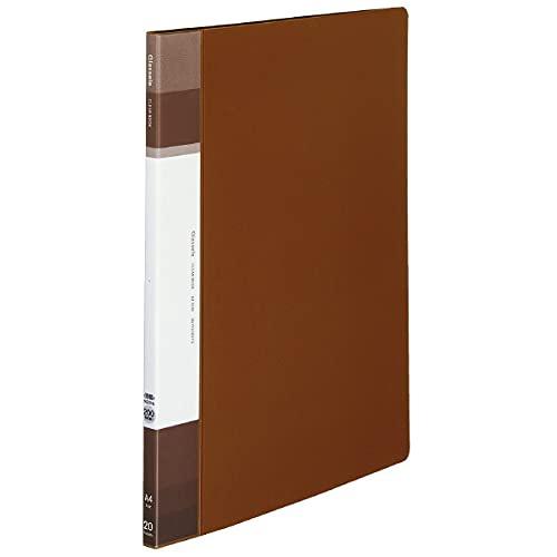 コクヨ クリヤーブック＜Glassele＞固定式背ポケット20枚S ラ-GLB20S