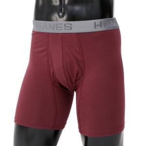 〇HANES (ヘインズ) 1P BOXER COMFORT FLEX FIT MENS UNDERWEAR ウェア (メンズ) HM6EQ101-970の商品画像