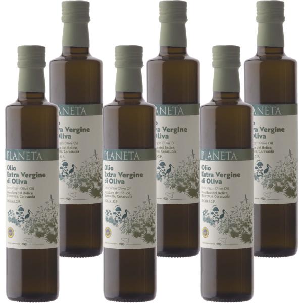 【6本セット】プラネタ エキストラ・ヴァージン・オリーブオイル シチリアI.G.P.(500ml) ...