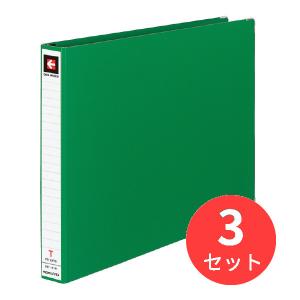 【3冊セット】コクヨ データバインダーT 28mmとじ 縦11X横15 22穴 緑 EBT-151N...