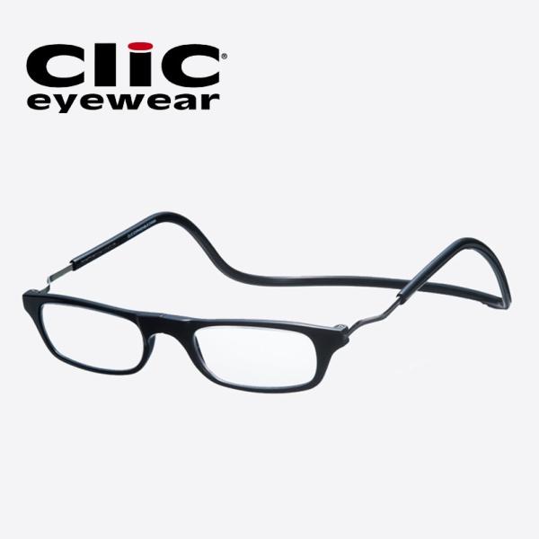 Clic(クリック) エクスパンダブル ワイドサイズモデル ブラック 視力補正用眼鏡 オーケー光学 ...