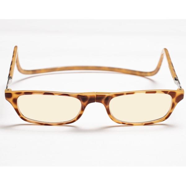 Clic(クリック) ナチュレSI（ブルーライトカット） ブロンドデミ 視力補正用眼鏡 オーケー光学...