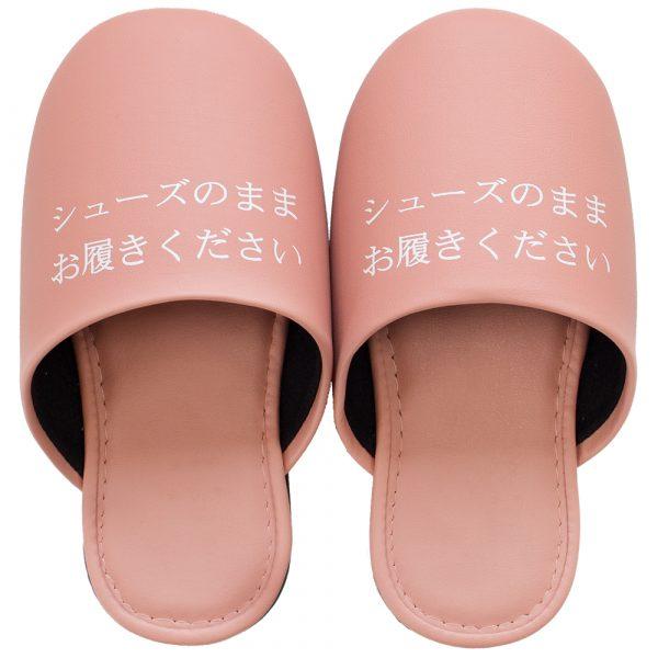 オカ シューズそのままスリッパ ピンク レディースサイズ(縦 約30cm×横 約14cm×高さ 約9...