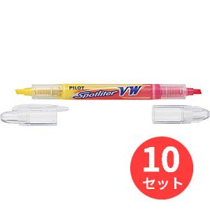 【10本セット】パイロット(Pilot)  スポットライターVW SVW-15SL-YP【まとめ買い...