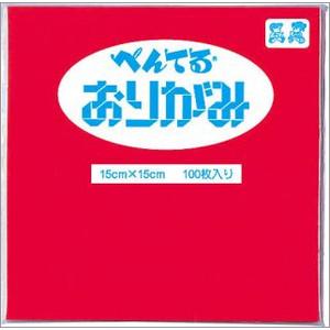 ぺんてる  SS-1 赤 おりがみ 100枚【送料無料】