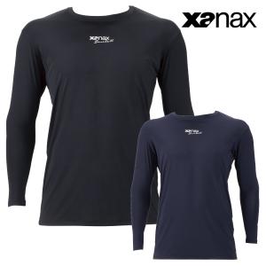 ザナックス 野球 アンダーシャツ 長袖 大人 ローネック 丸首 XANAX