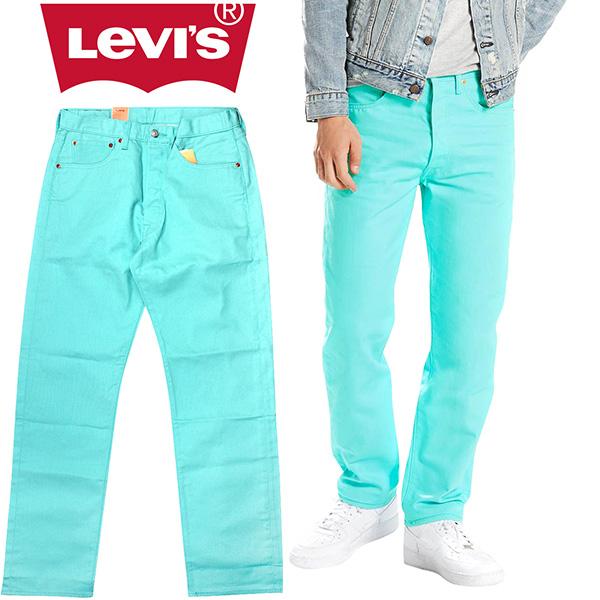 リーバイス Levi&apos;s 501 ジーンズ デニム リジット 未洗い オリジナルフィット メンズ コ...