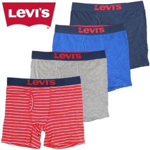 リーバイス Levi's ボクサーパンツ メンズ 下着 コットン ロゴ 4枚セット｜elshaddai10202nd