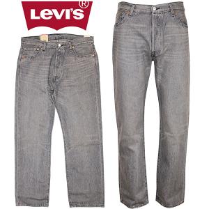 リーバイス 501 ジーンズ デニム メンズ Levi's オリジナルフィット ボタンフライ ストレート ボトムス パンツ 人気 ブランド ワンウォッシュ USAライン グレー｜elshaddai1020