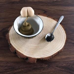 茶こし 茶葉注入器 シリコン茶漉しうんち型 面...の詳細画像4