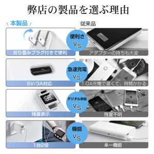 モバイルバッテリー 6800mAh 軽量 コン...の詳細画像5