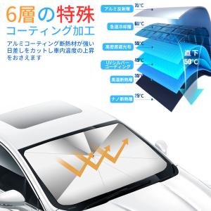 サンシェード 車 傘型 車用 カーシェード 傘...の詳細画像4