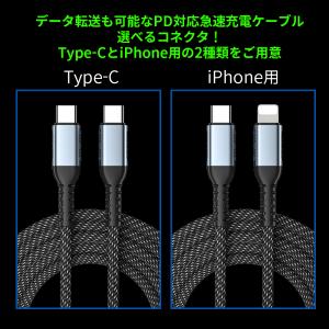 タイプC ケーブル 2m USB Type-C...の詳細画像4
