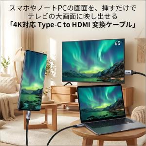 ミラーリング タイプC HDMI 変換 ケーブ...の詳細画像2
