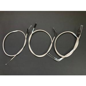 バリオス250 1型 ワイヤーSET[メッシュ/STD〜+30cm] 日本製