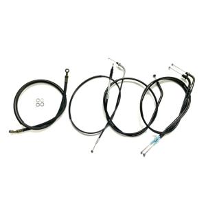 CBR400F アップハンワイヤーセット Akit　長さ選択可能