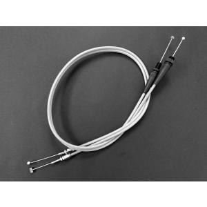 CBX400F メッシュアクセルワイヤー STD 純正長 ノーマル長 日本製　