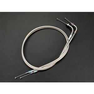 Z250FT A1 A2 メッシュアクセルワイヤー STD 純正長 ノーマル長 日本製