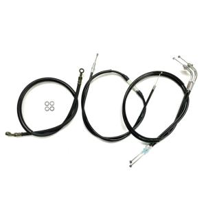 Z250FT A1 A2 アップハンワイヤーセット Akit　長さ選択可能