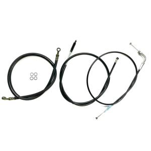 Z250FT A4 A5 アップハンワイヤーセット Akit　10cmロング