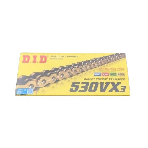 DID ゴールドチェーン 530X110コマ　Z400GP RZ250 RZ350 4L3 4UO ...