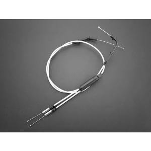 RZ250/350 メッシュアクセルワイヤー 20cmロング 日本製