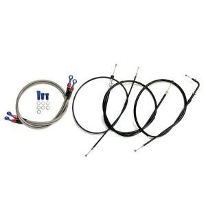 XJ400D/E アップハンワイヤーセット Bkit　長さ選択可能　4G0