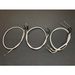 XJR400R 98y−00y ワイヤーセット  メッシュ 日本製　長さ選択可能