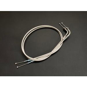 Z1 Z2 Z750FX Z1000MK2 メッシュアクセルワイヤー 日本製　長さ選択可能