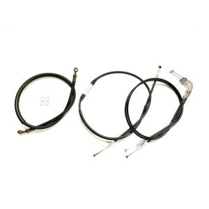 Z1 Z2 Z750FX Z1000MK2 アップハンワイヤーセット 5cmロング  Akit