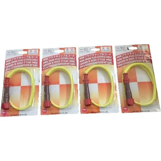 NGK プラグコード 黄色  ゼファーχ カイ CBX400F CBX550F CBR400F　　