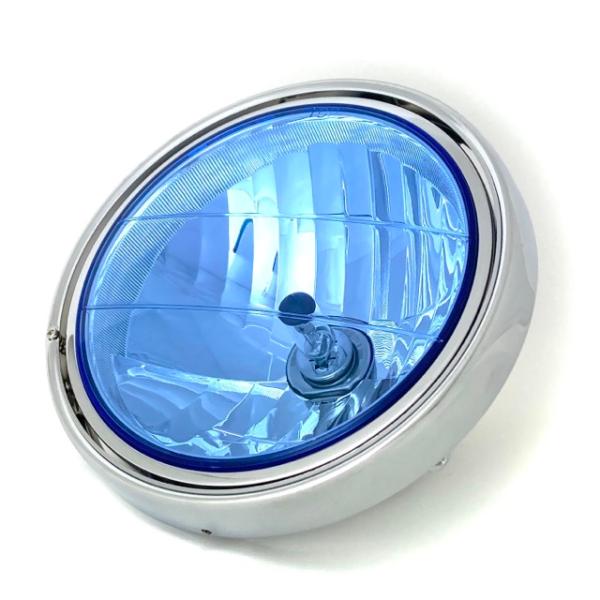 マルチリフレクターライト ヘッドライト ブルー　ゼファー400 χ カイ ゼファー750 ZRX40...