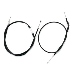 販売終了■JOG/ZR■3YK■左右各SWITCH/グリップ/リアブレーキワイヤーセット■バーエンドキャップ付き CKカスタム ヤマハ ジョグZR リアブレーキケーブル ブラック 1本