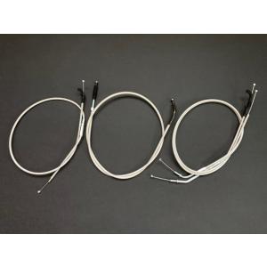 ZRX400 メッシュワイヤーセット 10cmロング 日本製