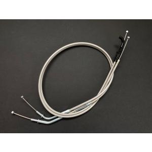 ZRX400/2 メッシュアクセルワイヤー STD　純正長 ノーマル長　日本製