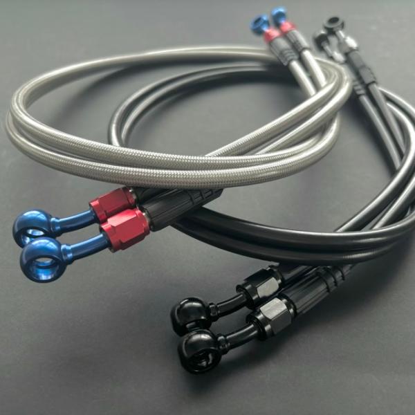 ZRX400 メッシュブレーキホース 2色から選択可能　　