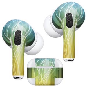 Air Pods Pro 専用 デザインスキンシール 対応 airpodspro エアポッドプロ apple アップル イヤフォン イヤホン  カラフル　光　やじるし 000066｜emart