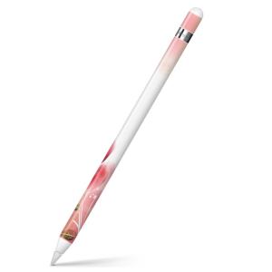 Apple Pencil 専用スキンシール アップルペンシル iPad Pro ApplePen カバー フィルム ステッカー 保護  花　フラワー　ピンク 001993｜emart