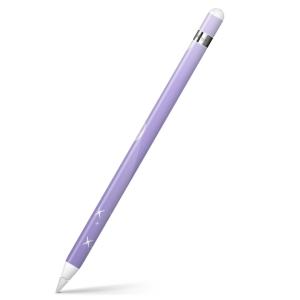 Apple Pencil 専用スキンシール アップルペンシル iPad Pro ApplePen カバー フィルム ステッカー 保護  シンプル　しゃぼん玉　紫 002001｜emart