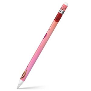 Apple Pencil 専用スキンシール アップルペンシル iPad Pro ApplePen カバー フィルム ステッカー 保護  花　フラワー　赤 002049｜emart