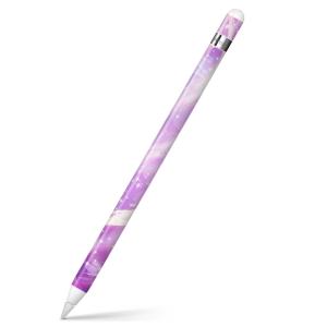 Apple Pencil 専用スキンシール アップルペンシル iPad Pro ApplePen カバー フィルム ステッカー 保護  シンプル　キラキラ　紫 002054｜emart