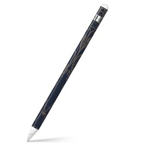 Apple Pencil 専用スキンシール アップルペンシル iPad Pro ApplePen カバー フィルム ステッカー 保護  模様　紺 004362｜emart