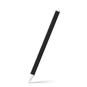 Apple Pencil 第2世代 専用スキンシール アップル アップルペンシル iPad Pro ApplePen フィルム ステッカー  シンプル　無地　黒 009016｜emart