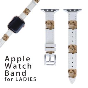 Apple Watch オリジナルバンド ベルト PUレザー素材 デザイン アップルウォッチベルト 38mmタイプ40mm 4mm兼用 001112  うさぎ　動物｜emart